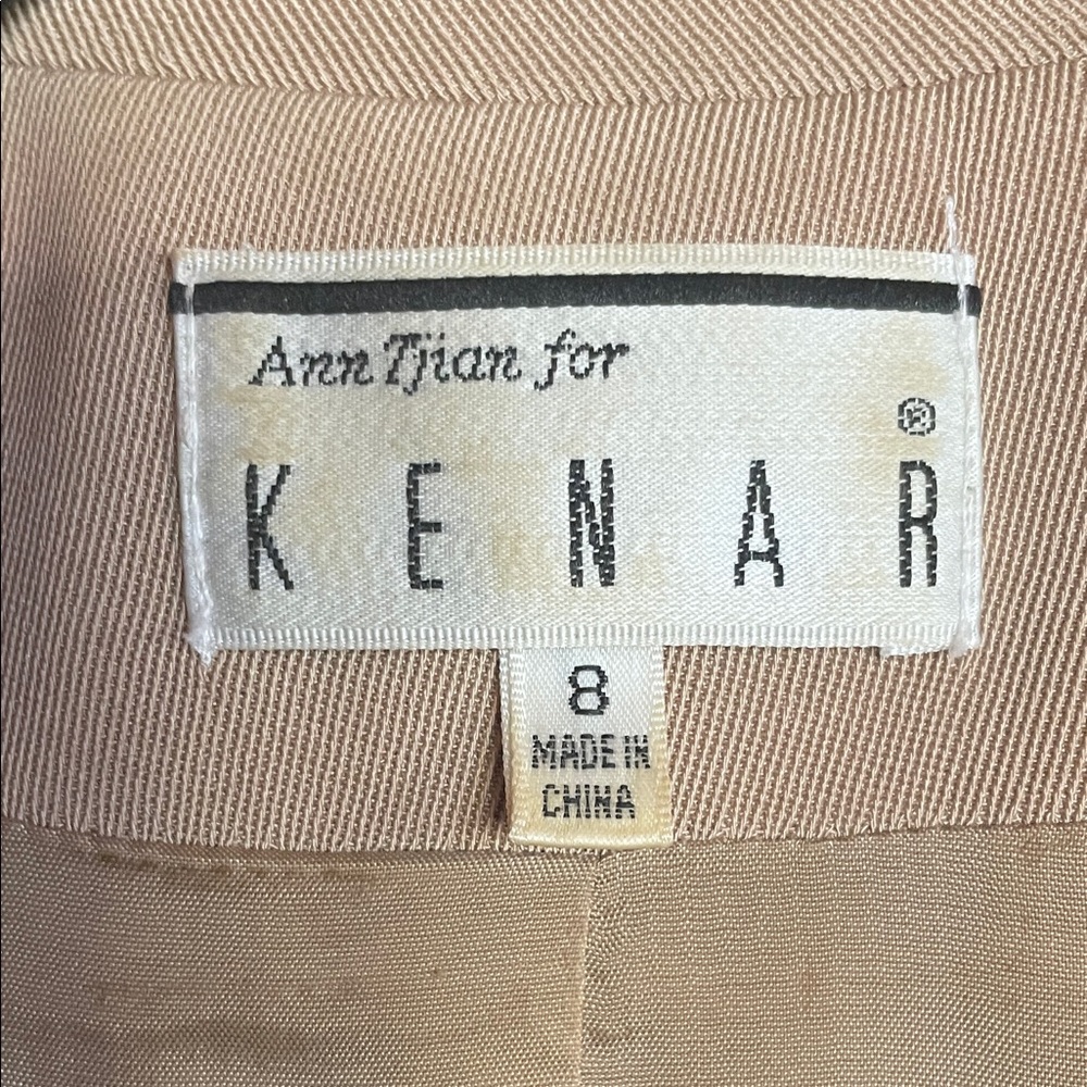 Kenar Beige Labelled Women's Jacket - Neutral Tan Tone - Picture 2 of 9